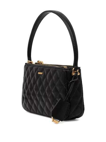 Geanta de piele Dkny din piele negru