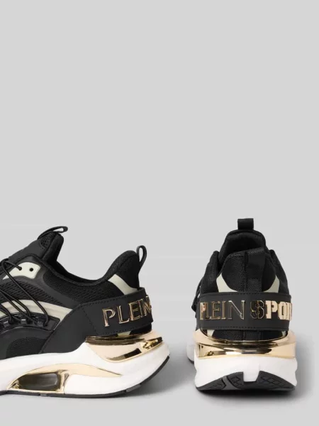 Sneakersy z aplikacją z logo model ‘ONYX ULTRA’ Plein Sport czarne