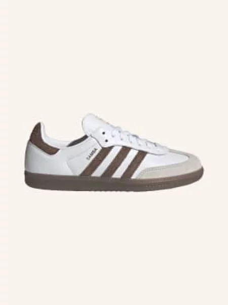 Adidas Originals Tenisky Samba Og / hnědá / světle šedá bílá