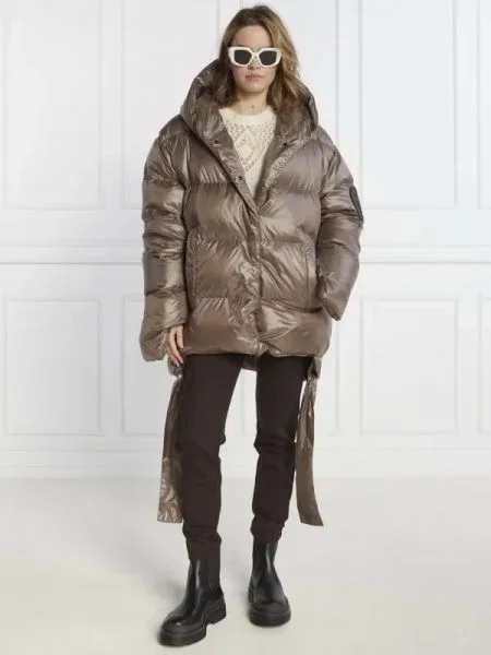 MMC De puf geacă JESSO | Oversize fit maro