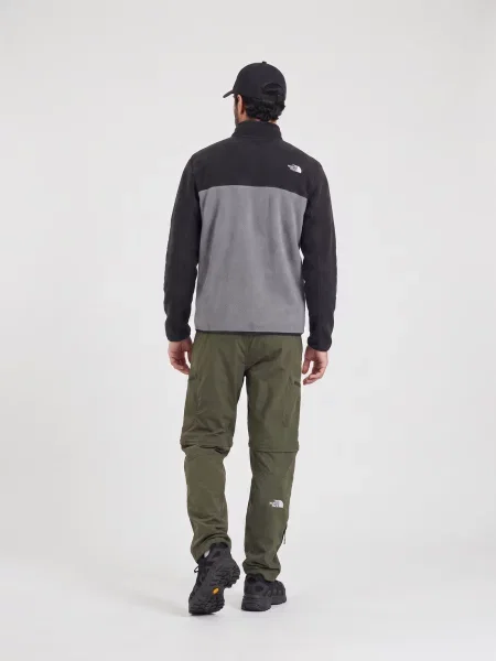 Pánska fleecová mikina The North Face Yumiori Full Zip smoked pearl/tn čierna