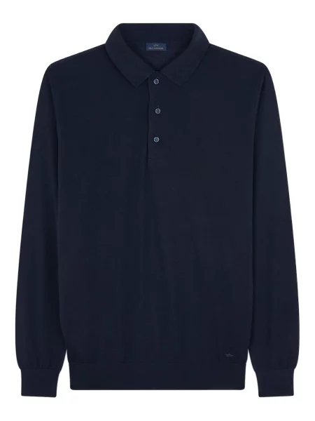 Polo Paul & Shark cu broderie albastru