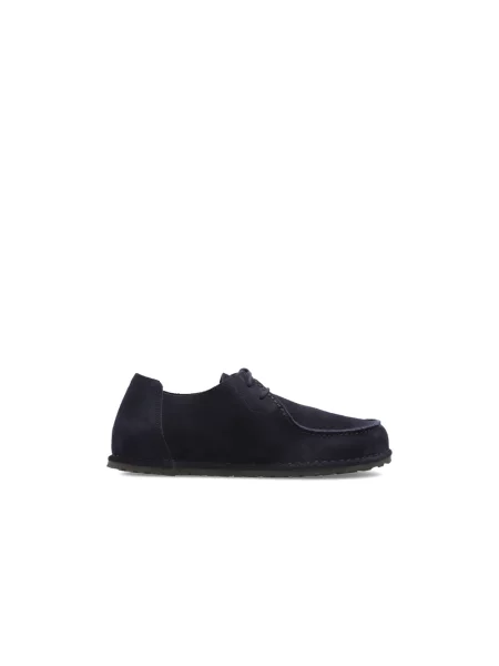 Półbuty Birkenstock zamszowe niebieskie