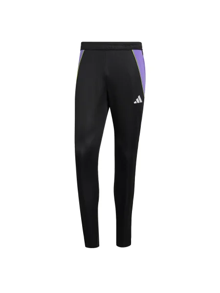 ADIDAS PERFORMANCE Pantaloni sport Tiro verde măr / mov lavandă / negru alb