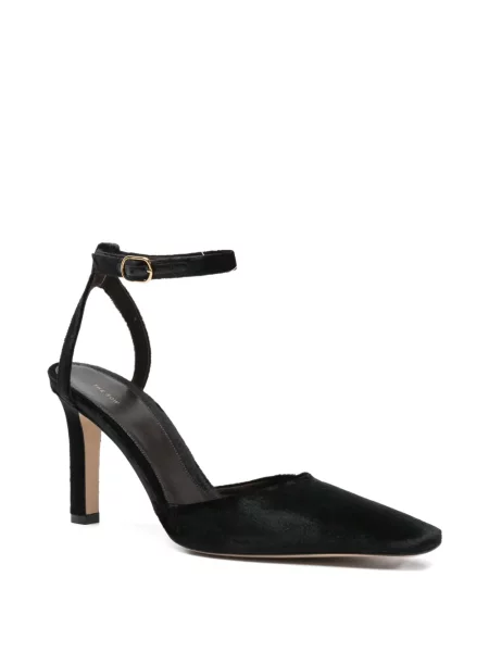 Pantofi cu toc The Row cu bretele negru