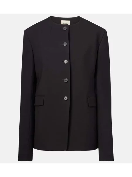 Geacă Khaite de lână negru