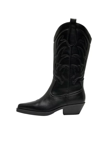 ONLY Cizme de cowboy BRONCO' negru