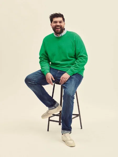 Jachetă-cămașă Fruit Of The Loom verde