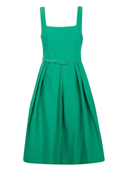 Rochie Lauren Ralph Lauren plisată de costum verde