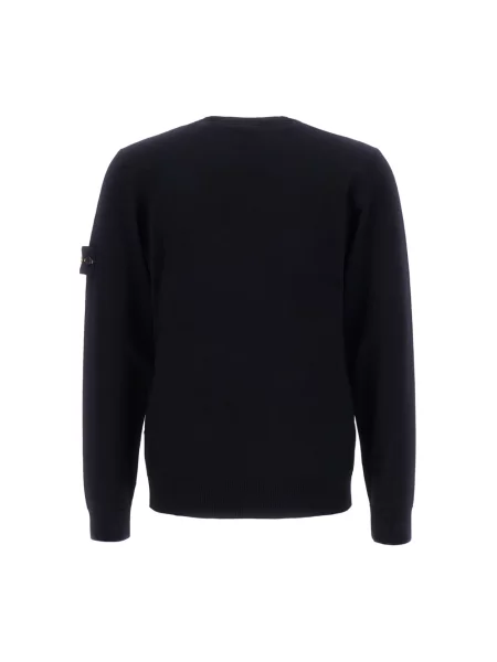 Sweter Stone Island z kamieniami niebieski