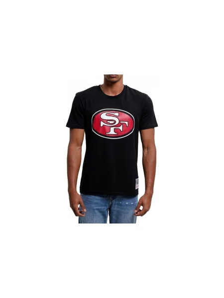 Tricou Mitchell & Ness negru