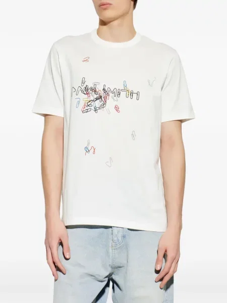 Tricou Ps Paul Smith cu imagine alb