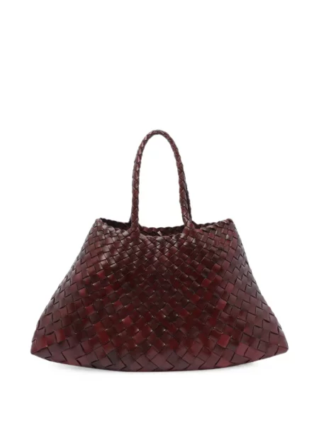 Geantă shopper Dragon Diffusion din piele roșu