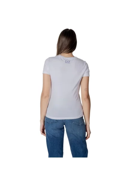 Koszulka Emporio Armani Ea7 z krótkim rękawem biała