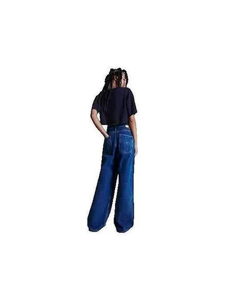 Denim ruha Tommy Jeans kék