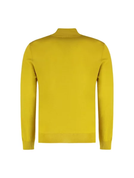 Sweter z golfem Moorer żółty