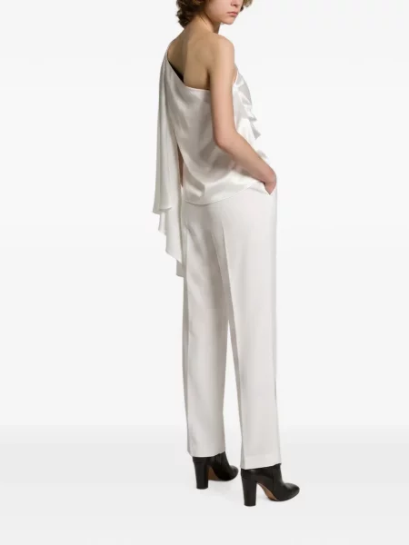 Pantaloni Alberta Ferretti alb