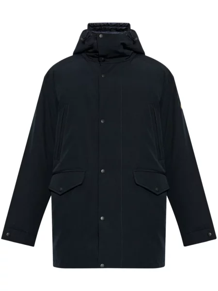 Geacă cu puf Moncler albastru