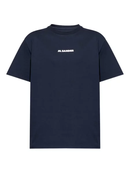 Tricou Jil Sander cu imagine albastru