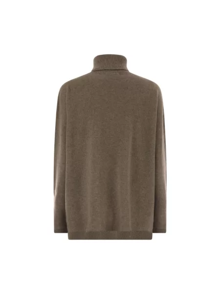 Sweter z golfem Vanisé do golfa brązowy