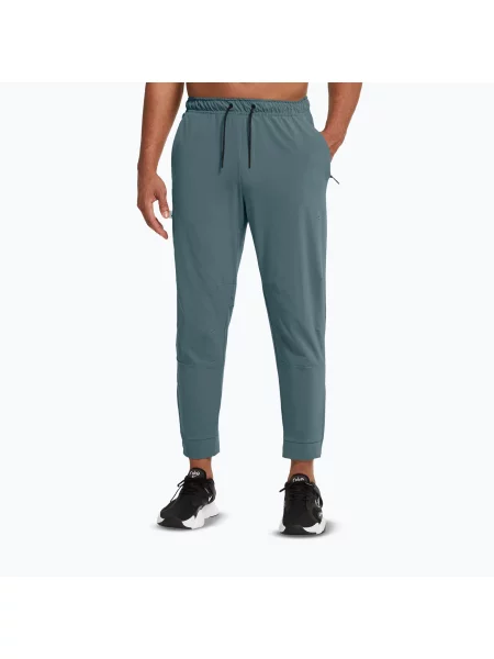 Pantaloni pentru bărbați Nike Unlimited Dri-Fit Zippered Cuff mineral slate/black/mineral slate negru