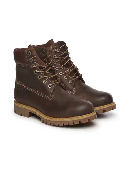 Botki Timberland skórzane wodoszczelne brązowe