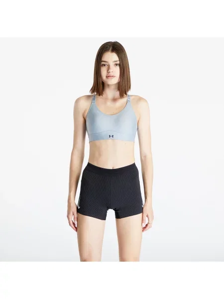 Stanik Under Armour Infinity Mid Covered Harbor Blue/ Downpour Gray S szary