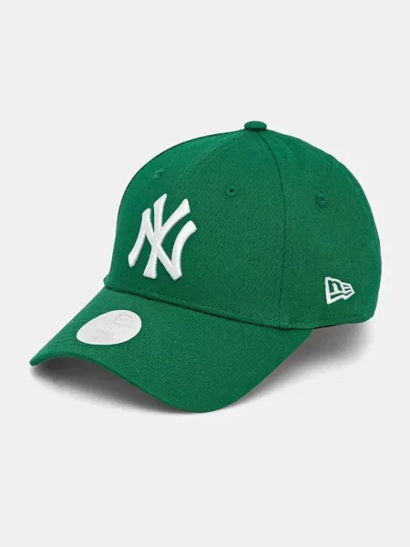 New Era czapka z daszkiem gładka zielony