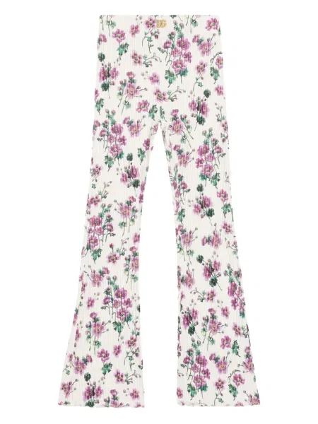 Spodnie dziecięce Dolce And Gabbana białe