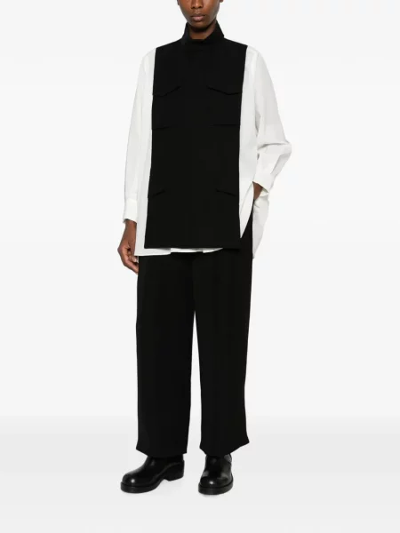 Cu centură pantaloni Sacai negru