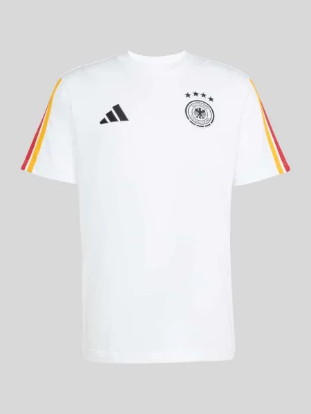 T-shirt o kroju regular fit model DEUTSCHLAND' Adidas Sportswear biała