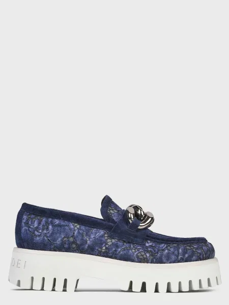 Лоферы Casadei синие