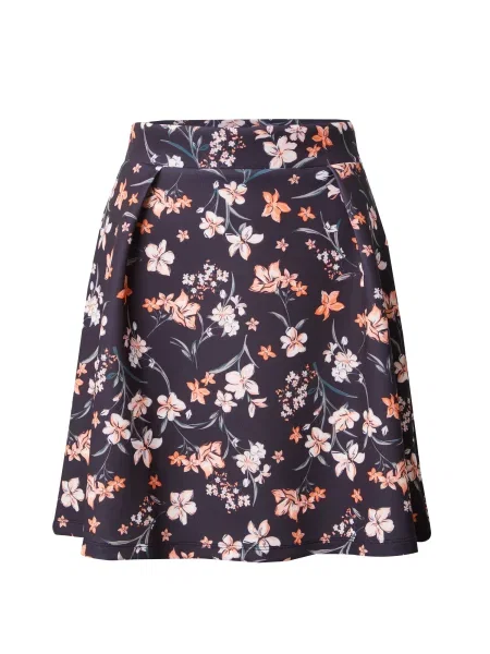 ABOUT YOU Fustă Thamara verde petrol / corai / negru / murdar alb