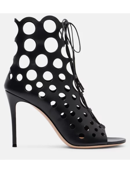 Pantofi cu toc Gianvito Rossi din piele negru
