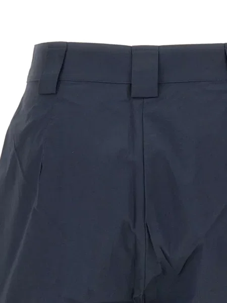 Pantaloni scurți Woolrich cu talie înaltă albastru