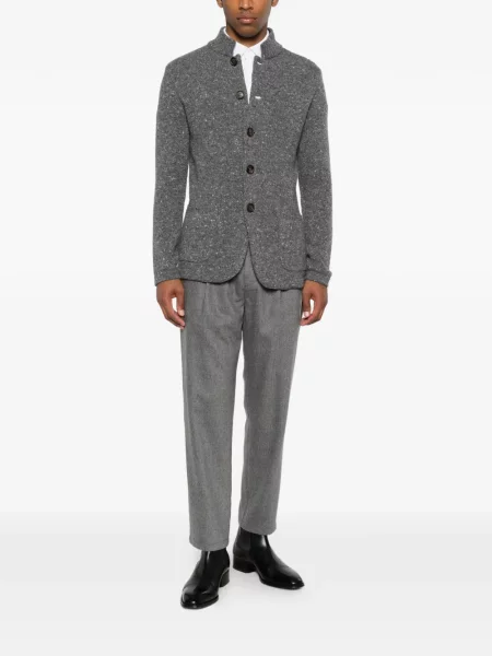 Cardigan Eleventy tricotate gri