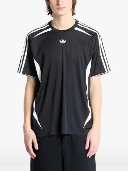 Бягане тениска Adidas с автограф отразяващ черно