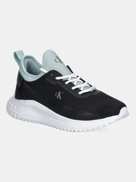 Calvin Klein Jeans sneakers EVA RUNNER LOW LACE MIX IN negru