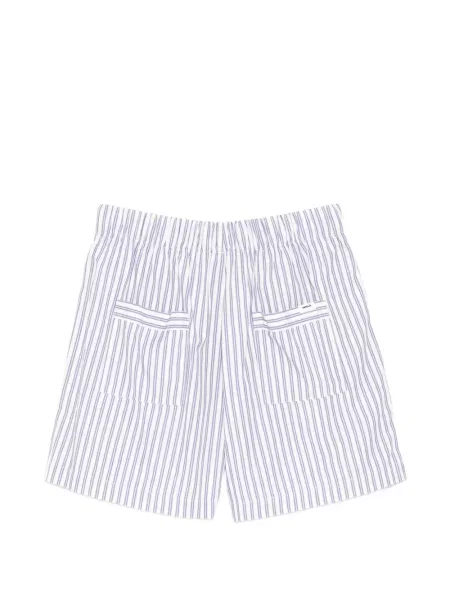 Pantaloni scurți Tekla din poplin alb