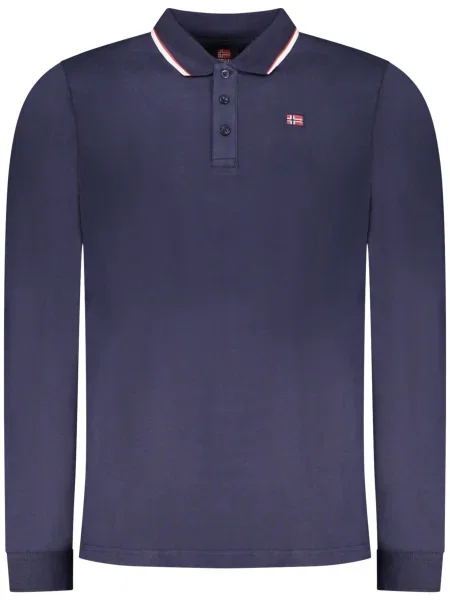 Polo Norway 1963 cu mâneci lungi albastru