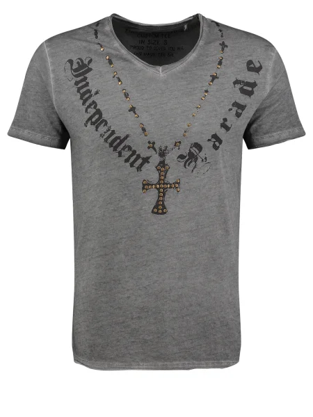 Key Largo Tricou Independent gri închis negru