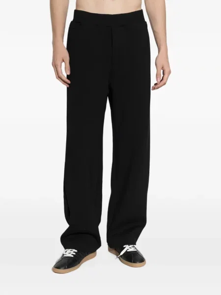 Pantaloni Dsquared2 alergare cu autograf negru