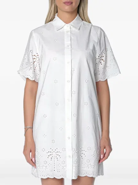 Cămașă Mc2 Saint Barth cu broderie alb