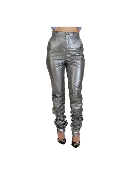 Skinny spodnie Dolce And Gabbana szare