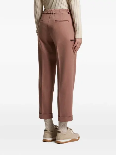Pantaloni Peserico roz