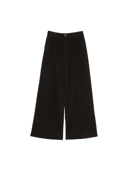 Spodnie palazzo Twinset czarne