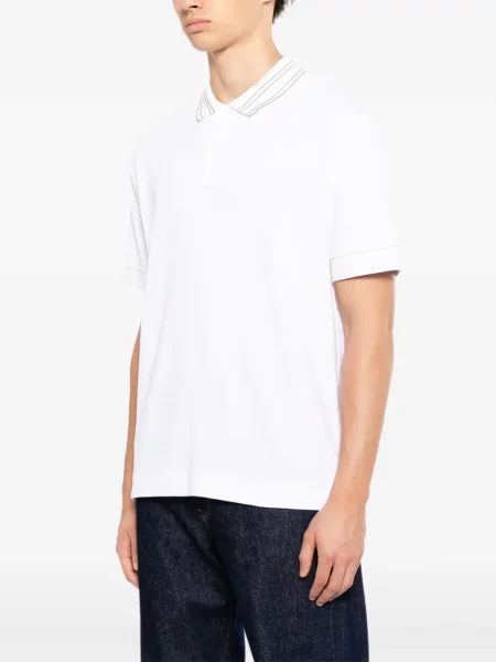 Tricou polo Boss alb