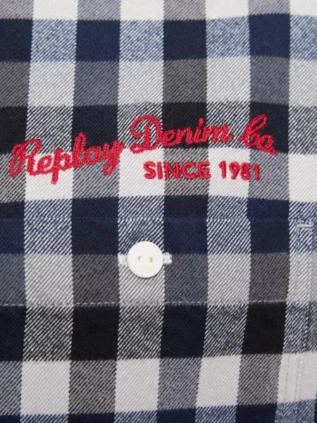 Картата сорочка Replay