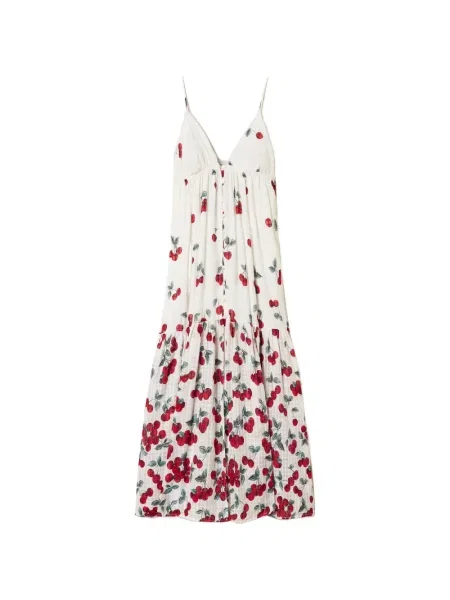 Rochie de dantelă Twinset cu imagine din dantelă alb