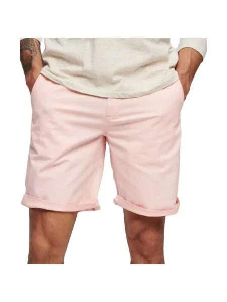 Сhinosy Superdry różowe
